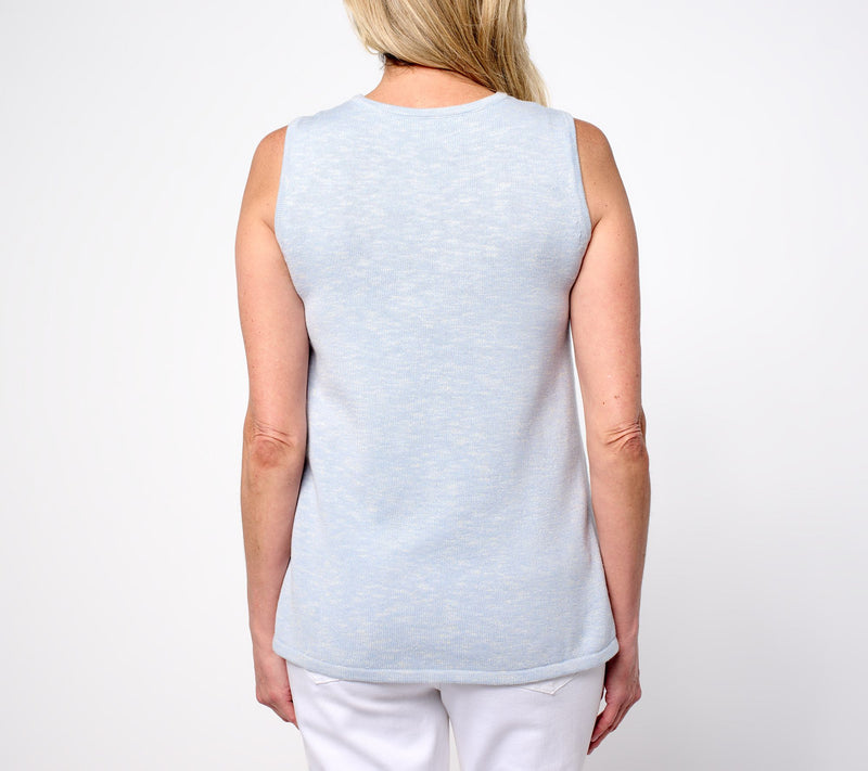 Martha Stewart Signature Modern Knit Tank Top — View 4
