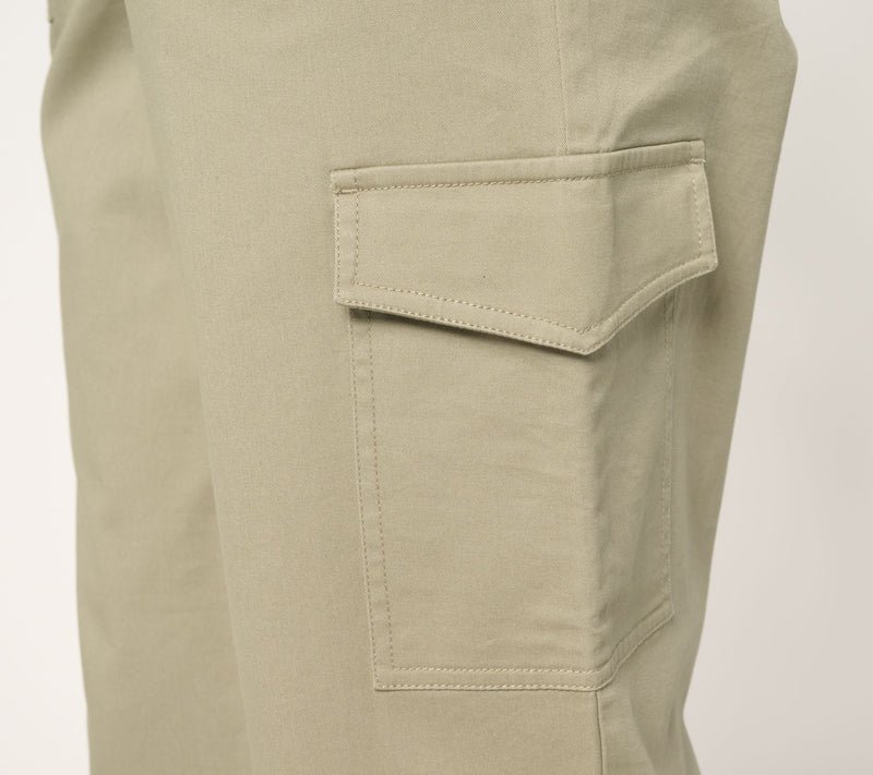 Martha Stewart Signature Petite Twill Straight Leg Cargo Pants — View 12