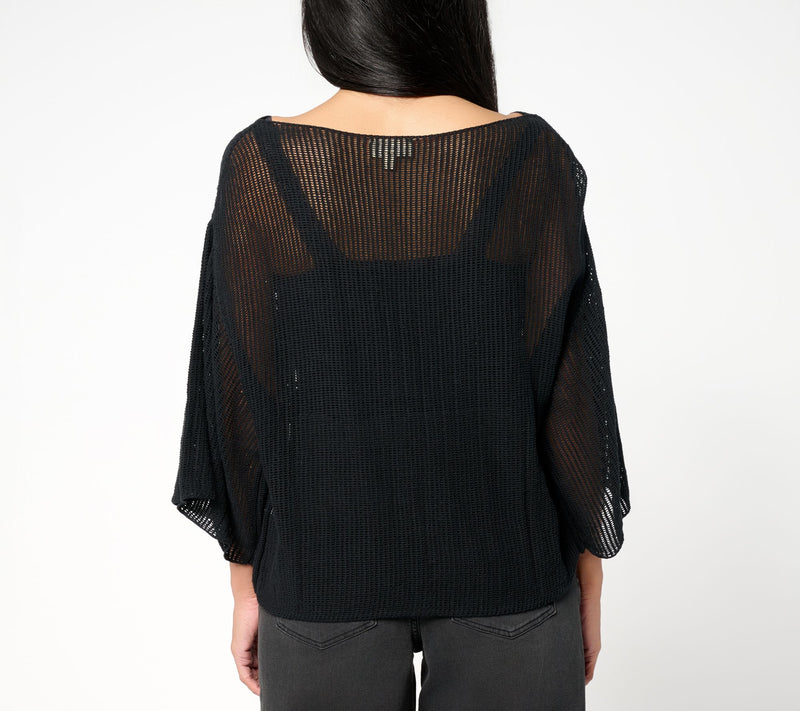Me by Jennie Garth 100% Cotton Sylvie Popover Top — View 7