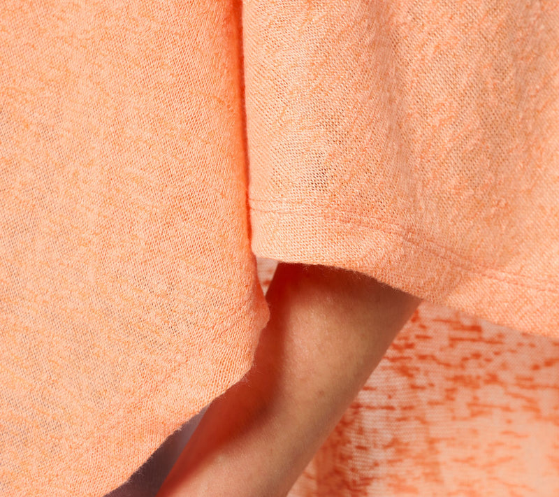 Denim & Co. Slub Knit Asymmetrical Poncho Topper — View 13