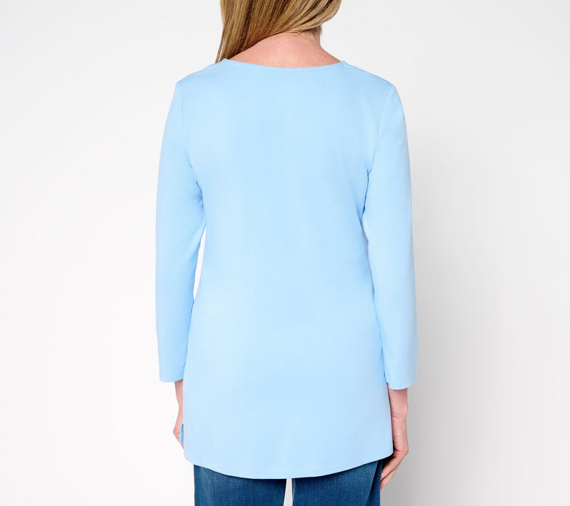 Denim & Co. Essentials Regular So Soft Jersey Tunic — View 14