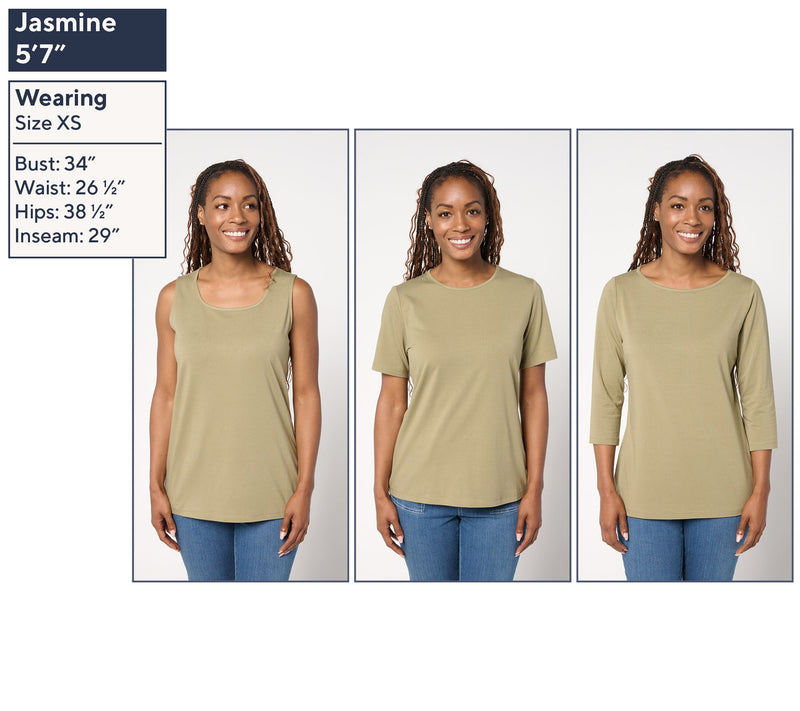 Denim & Co. Essentials So Soft Jersey Variety 3-Pack Tops — View 12