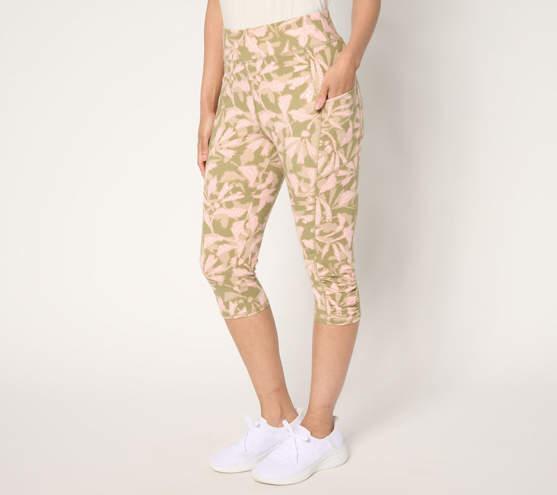 Denim & Co. Active Regular Duo Stretch Skimmer with Ruched Hem — View 15