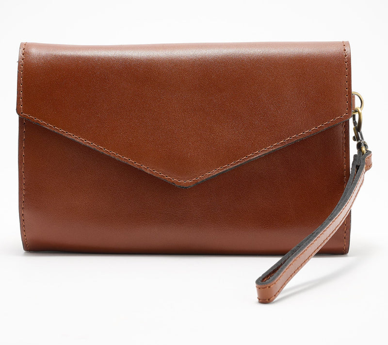 Patricia Nash Kaisa Leather Wallet Clutch with Removable Wristlet Strap — View 12