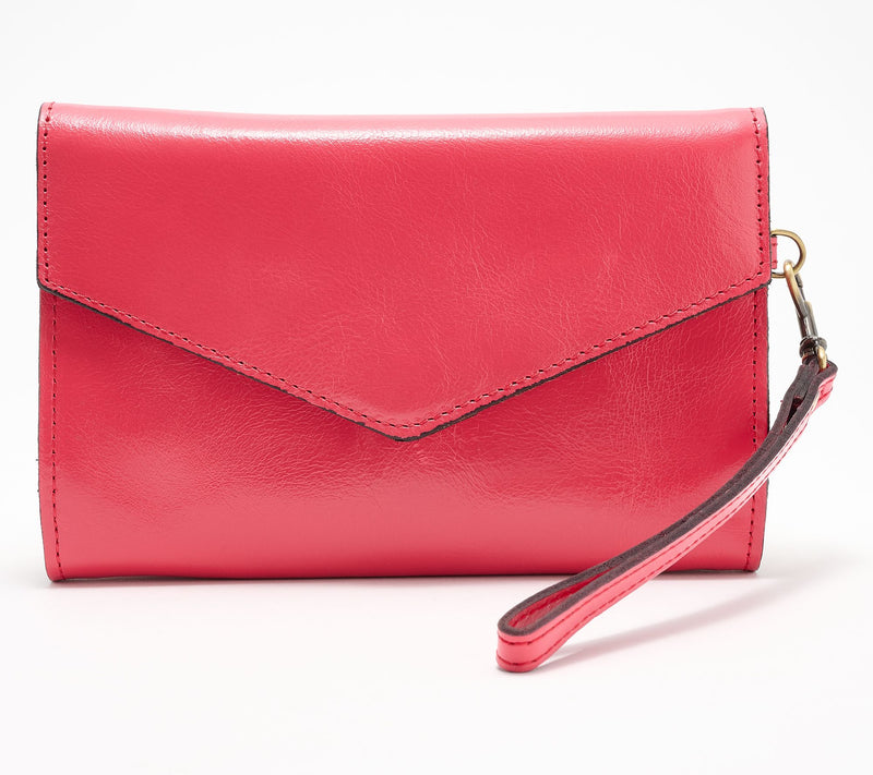 Patricia Nash Kaisa Leather Wallet Clutch with Removable Wristlet Strap — View 13