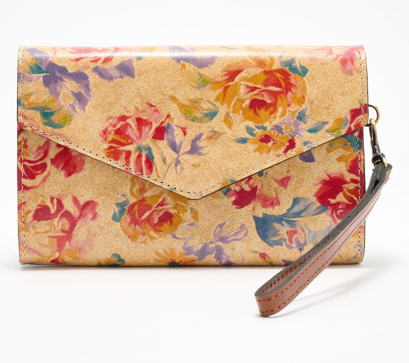 Patricia Nash Kaisa Leather Wallet Clutch with Removable Wristlet Strap — Main view