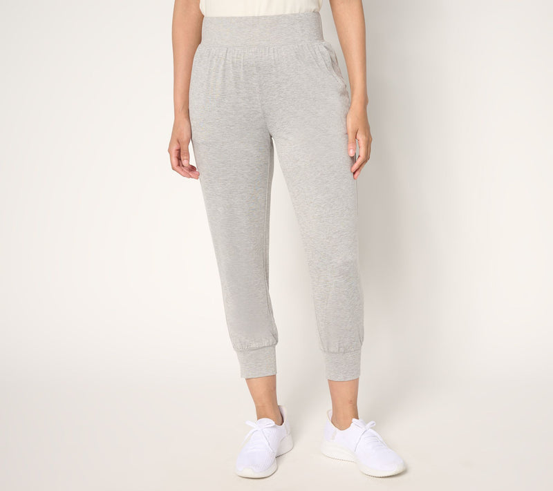 Denim & Co. Active Regular Cool to the Touch Jersey Crop Joggers — View 12