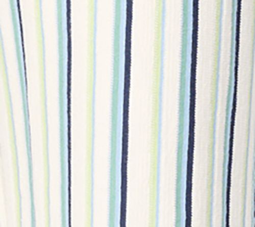 AnyBody Regular Cotton Novlety Knit Stripe Cropped Pants — View 7