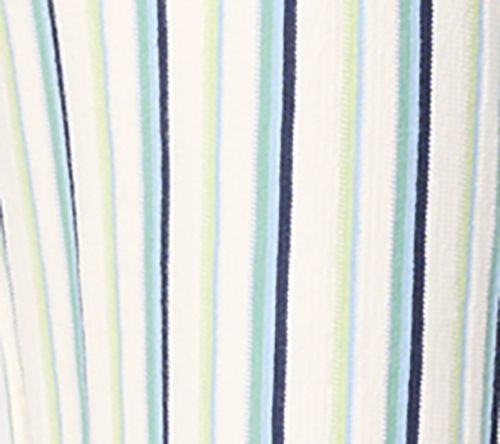 AnyBody Petite Cotton Novelty Knit Stripe Cropped Pants — View 7