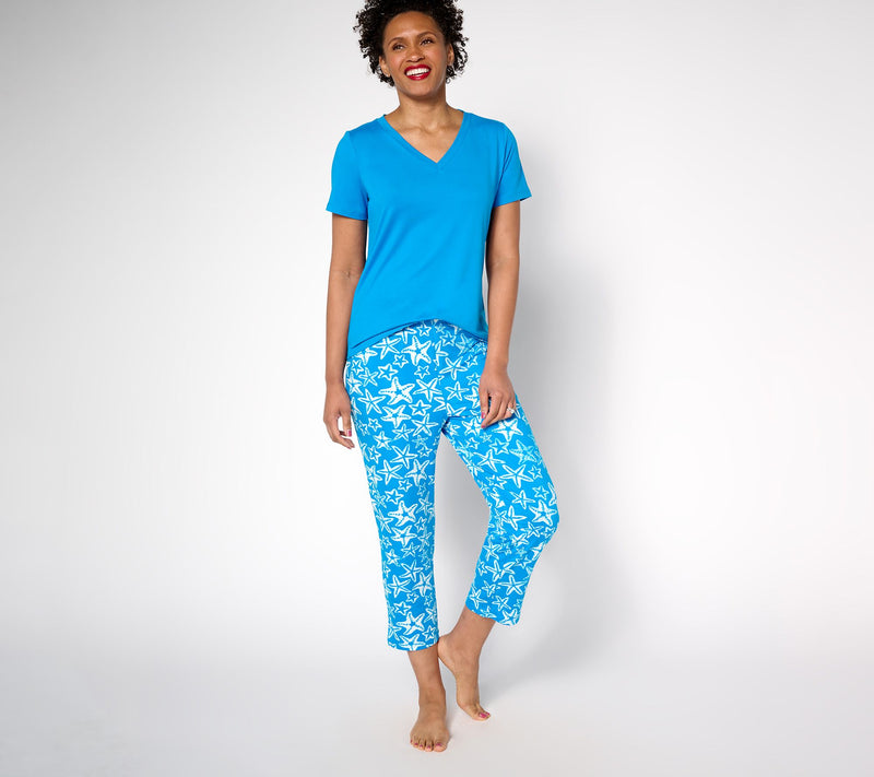 AnyBody Regular Lush Jersey Sleep Set — View 5