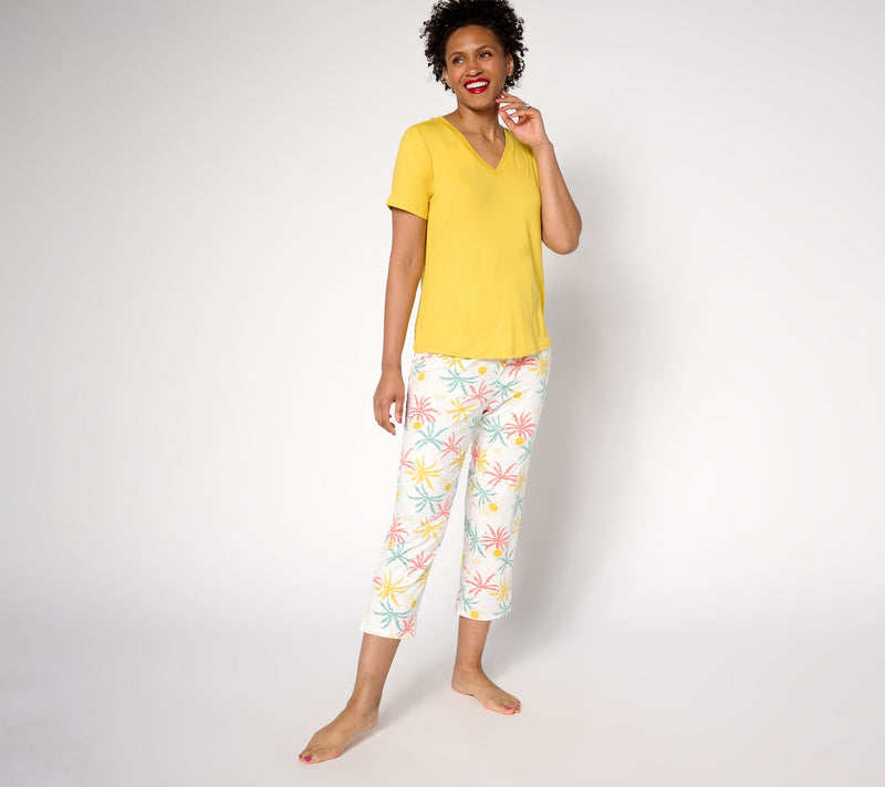 AnyBody Regular Lush Jersey Sleep Set — View 7