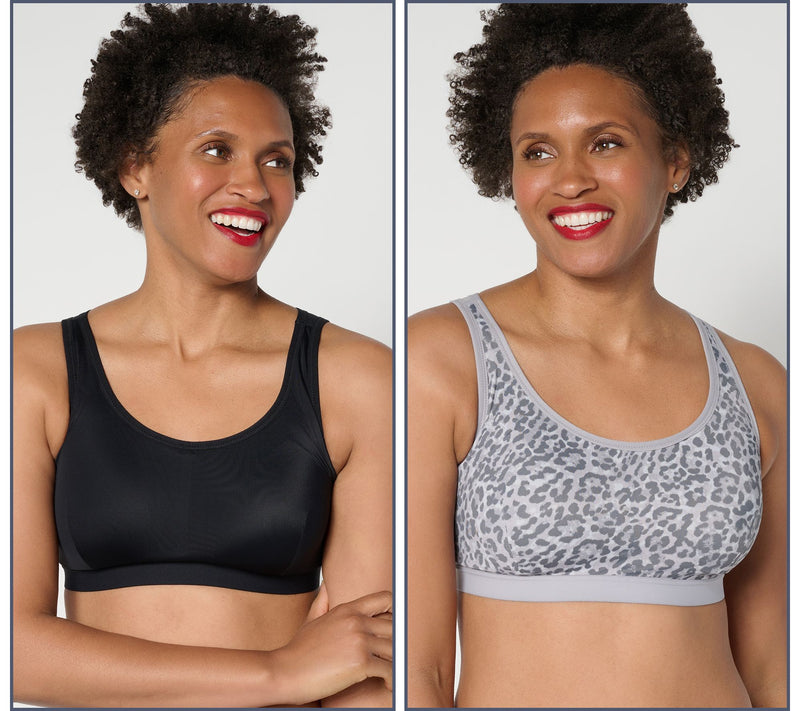 Anybody Intimates Lycra Mesh Back Lounge Bra Set of 2 — View 3