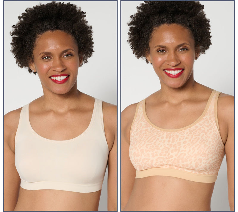 Anybody Intimates Lycra Mesh Back Lounge Bra Set of 2 — View 7