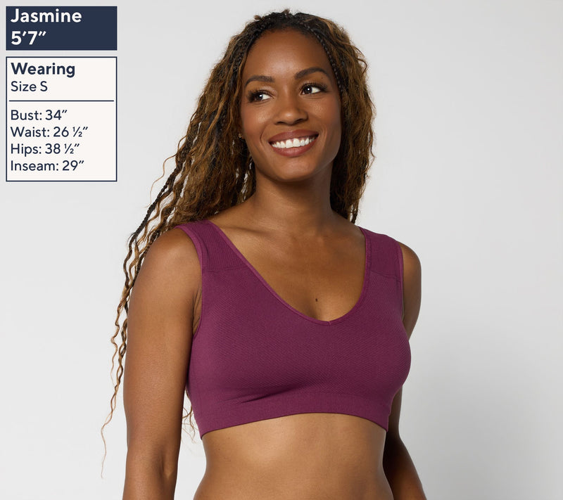 Anybody Intimates Lycra Seamless Reversible Lounge Bra — View 10