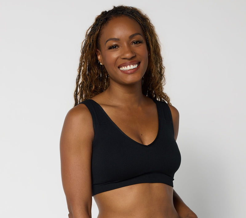 Anybody Intimates Lycra Seamless Reversible Lounge Bra — View 3