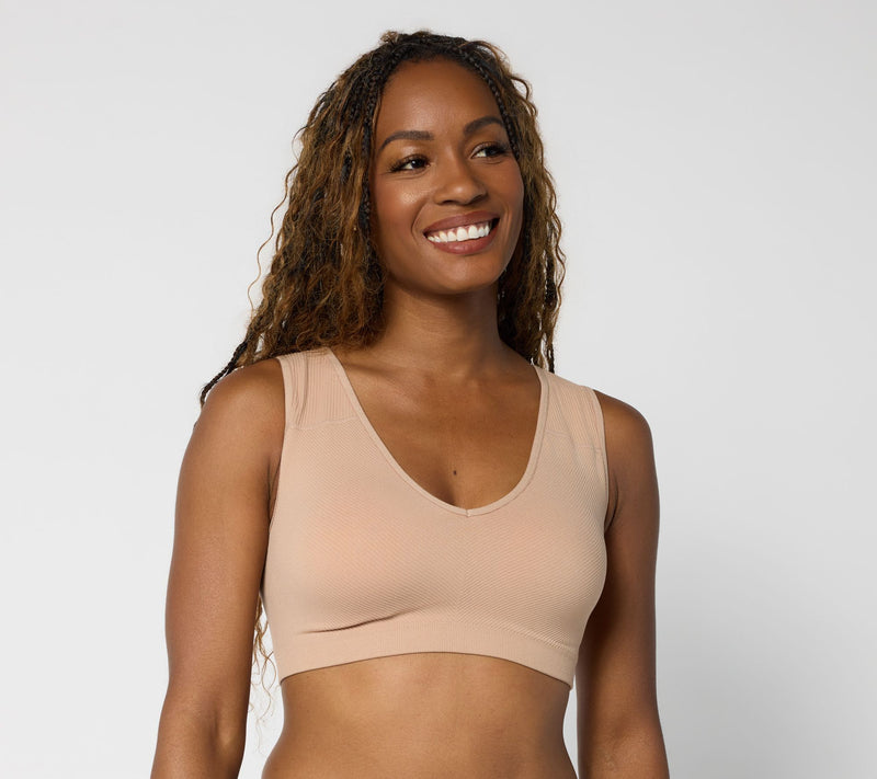 Anybody Intimates Lycra Seamless Reversible Lounge Bra — View 9