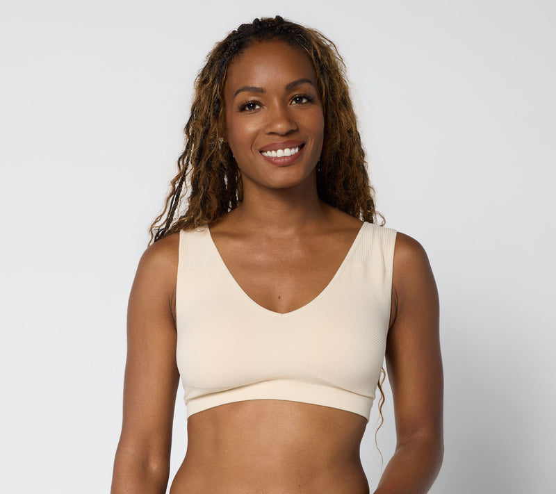 Anybody Intimates Lycra Seamless Reversible Lounge Bra — View 5