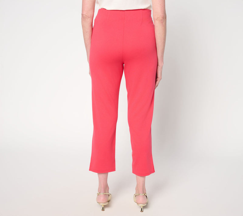 BEAUTIFUL by Lawrence Zarian Petite Pull-On Silky Ponte Cropped Pant — View 12