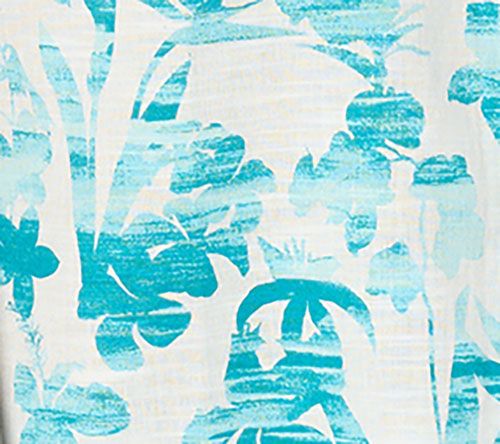 BEAUTIFUL by Lawrence Zarian 100% Cotton Short Sleeve Printed Shirt — View 6