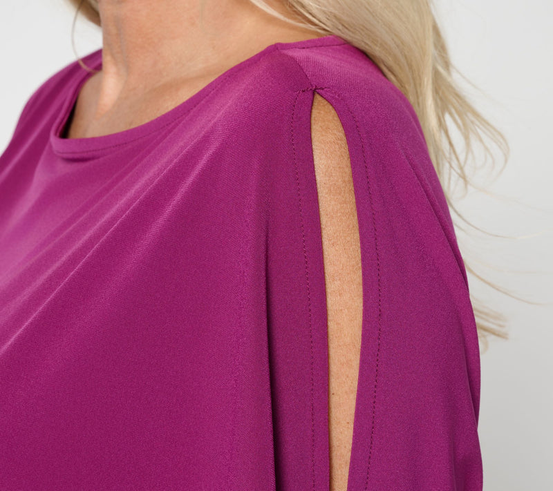 BEAUTIFUL by Lawrence Zarian The Gail Cold Shoulder Dolman Sleeve Top — View 14