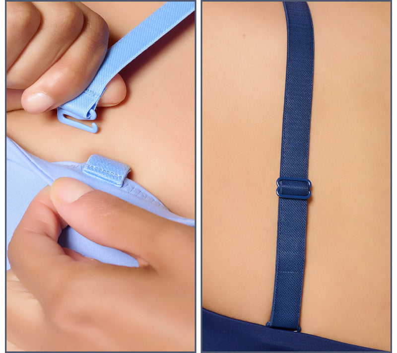 Breezies Bonded Bandeau Bra with Convertible Straps Set of 2 — View 4
