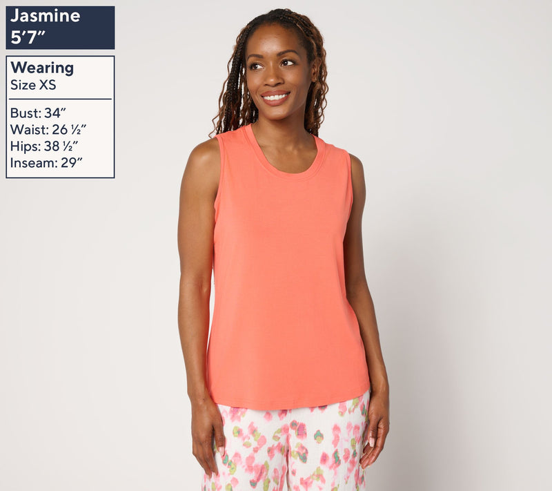 nicole by Nicole Miller Modal Knit Tank Top — View 4