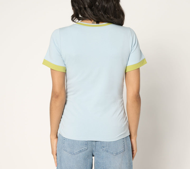 Me by Jennie Garth Forum Ruched Tee — View 7