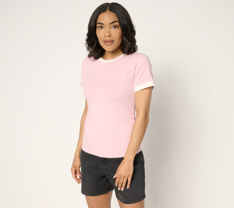 Me by Jennie Garth Forum Ruched Tee — View 4