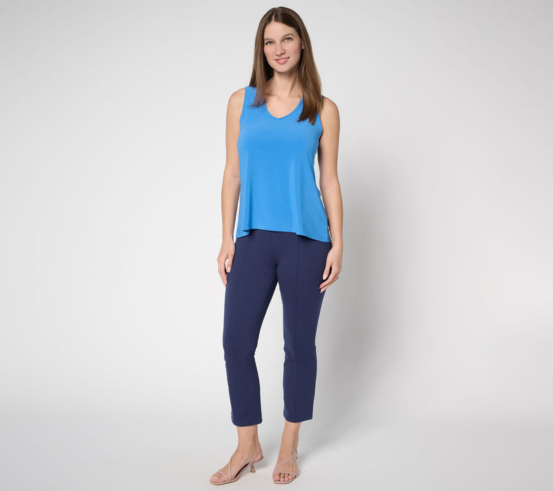 Women with Control Como Jersey V-Neck Solid Tank — View 5