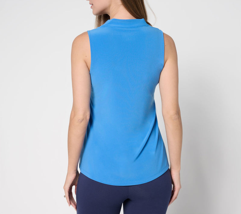 Women with Control Como Jersey V-Neck Solid Tank — View 4