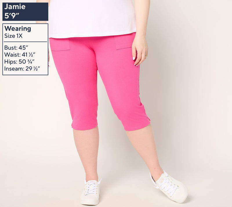 Women with Control Petite Tummy Control 86/14 Pedal Pusher — View 10