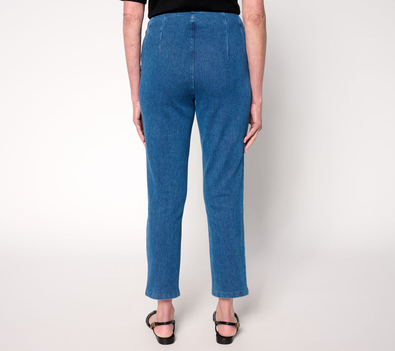 Women with Control Regular Prime Stretch Denim Crop Pants — View 10
