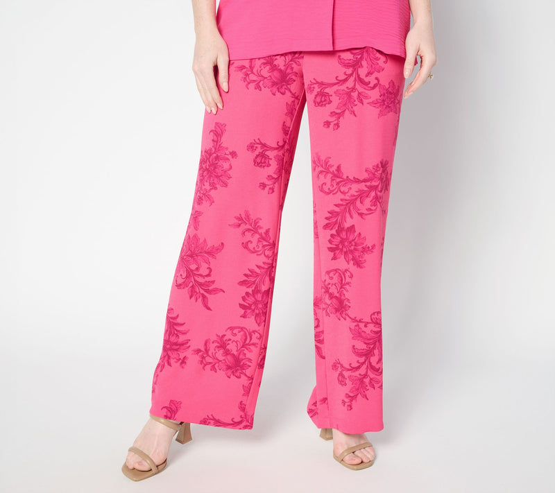 Women with Control Regular Printed Woven Full Length Pants — View 11