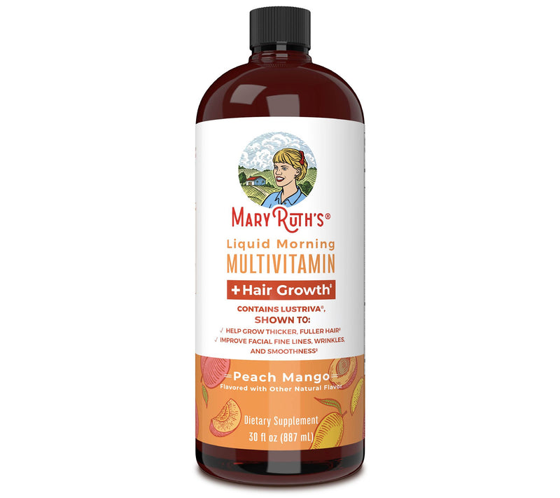 MaryRuth's Liquid Morning Multivitamin Peach Mango 30-oz Serving — Main view