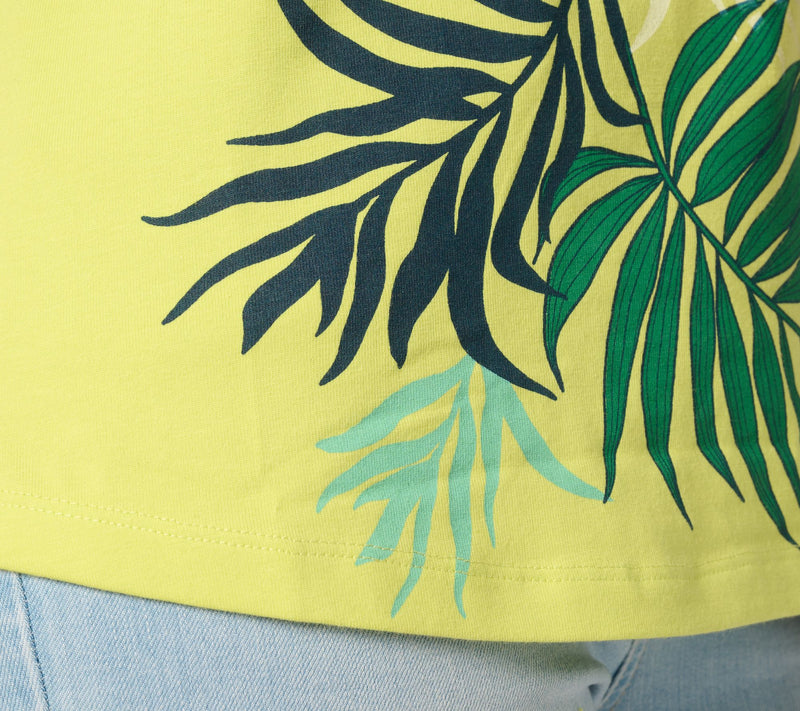 Sport Savvy Tropical Placed Print Tee — View 13