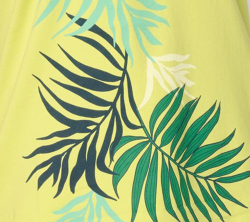 Sport Savvy Tropical Placed Print Tee — View 8