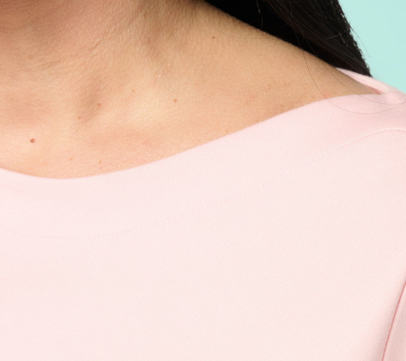 Martha Stewart Signature Bateau Neck 3/4 Sleeve Top — View 7