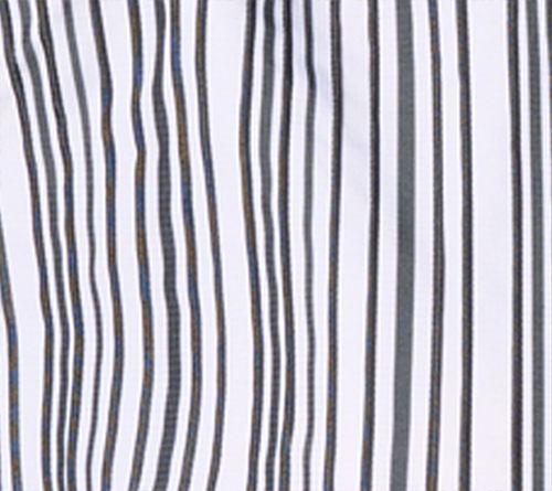 Joan Rivers Stretch Woven Textured Stripe Button-Front Shirt — View 2