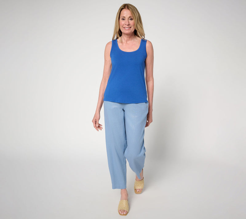 Carla Rockmore Collection Scoop Neck Knit Tank — View 13