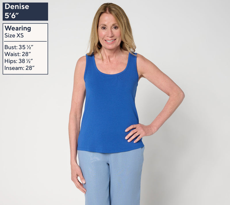 Carla Rockmore Collection Scoop Neck Knit Tank — View 11