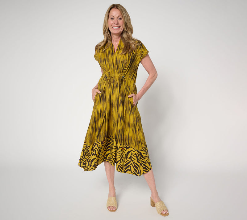 Carla Rockmore Collection Regular Cinched Waist Shirtdress — View 5