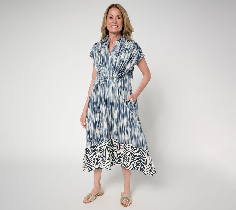 Carla Rockmore Collection Petite Cinched Waist Shirtdress — View 9