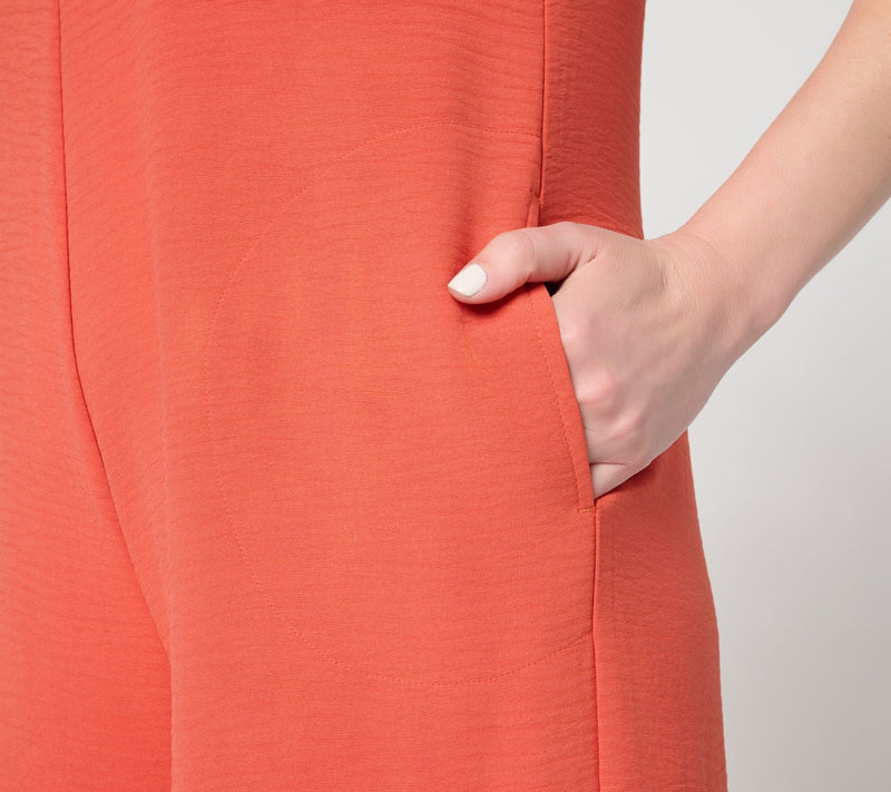 Women with Control Textured Woven Sleeveless Jumpsuit — View 11