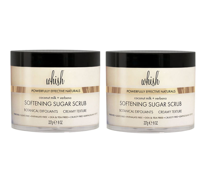 Whish Softening 8oz Sugar Scrub Duo — View 2