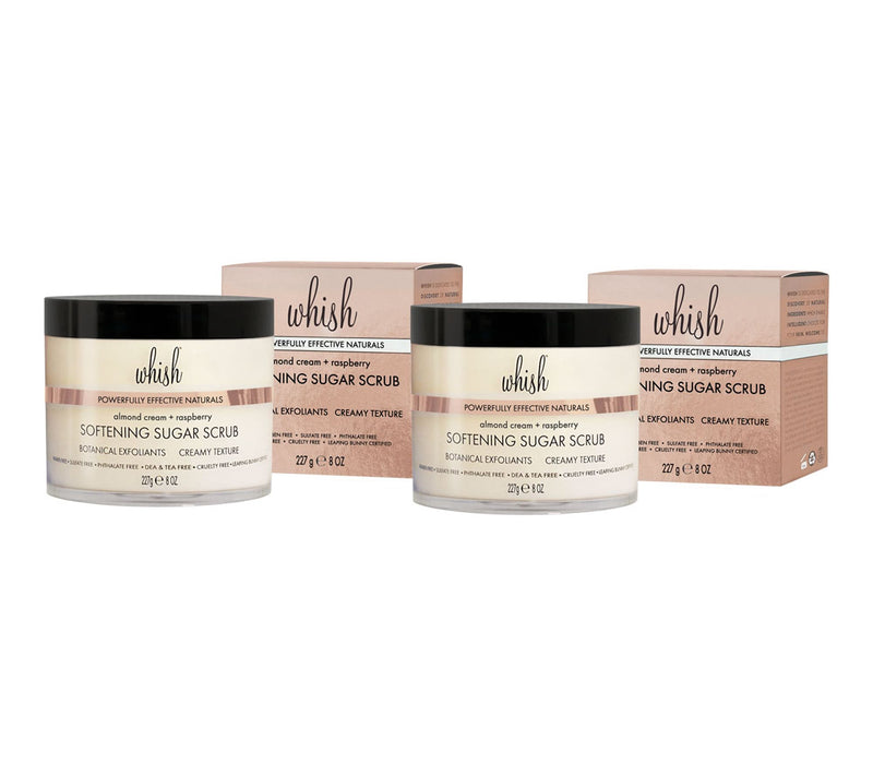 Whish Softening 8oz Sugar Scrub Duo — Main view