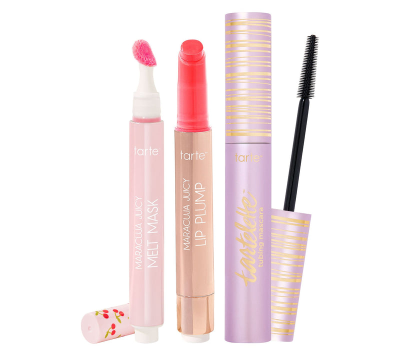 tarte Cherry Crush Maracuja Juicy Lips & Tubing Mascara 3Pc Set — Main view