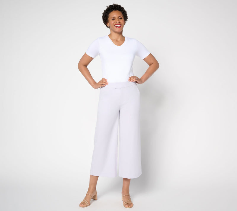 BEAUTIFUL by Lawrence Zarian Regular Cropped Trousers — View 4