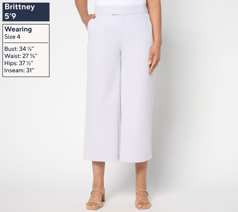 BEAUTIFUL by Lawrence Zarian Regular Cropped Trousers — View 2