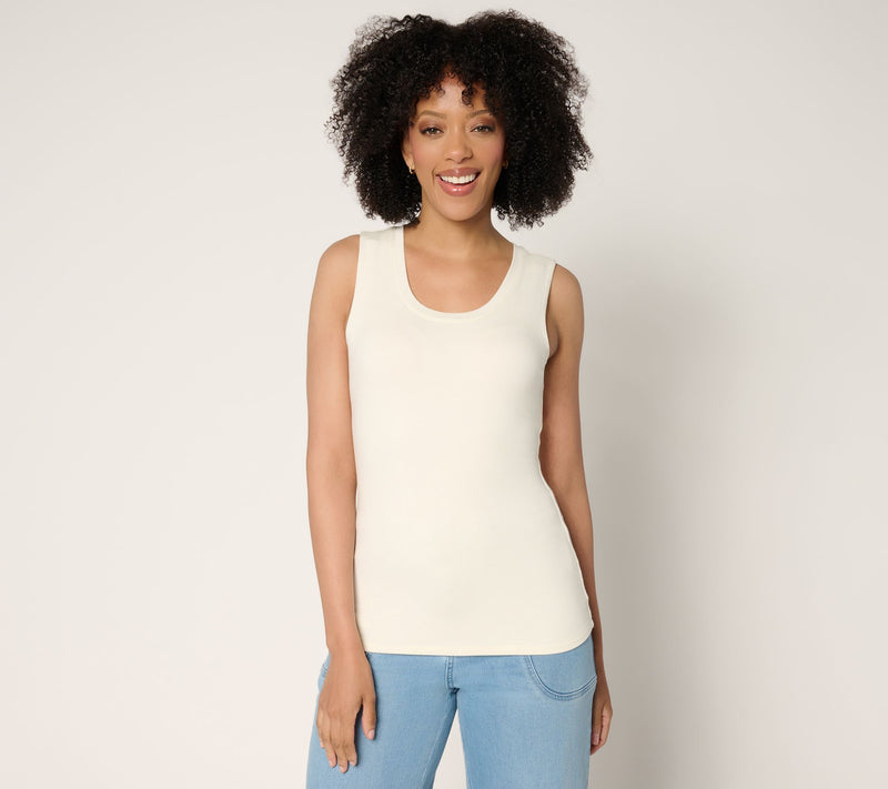 Joan Rivers Wardrobe Builders ButterSoft Tank Top — View 12