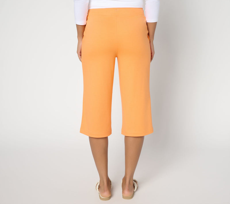 Isaac Mizrahi Live! Tall Essentials Pima Flex Skimmer Pants — View 12